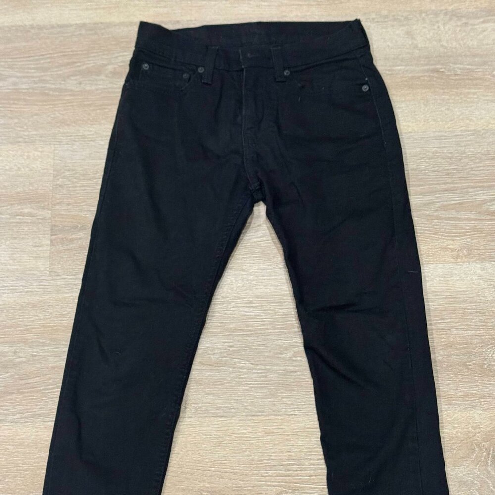 Levi's 512 Black Jeans - 28" Waist, 30" Length